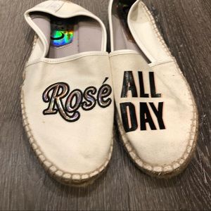 Rose all day espadrille shoes